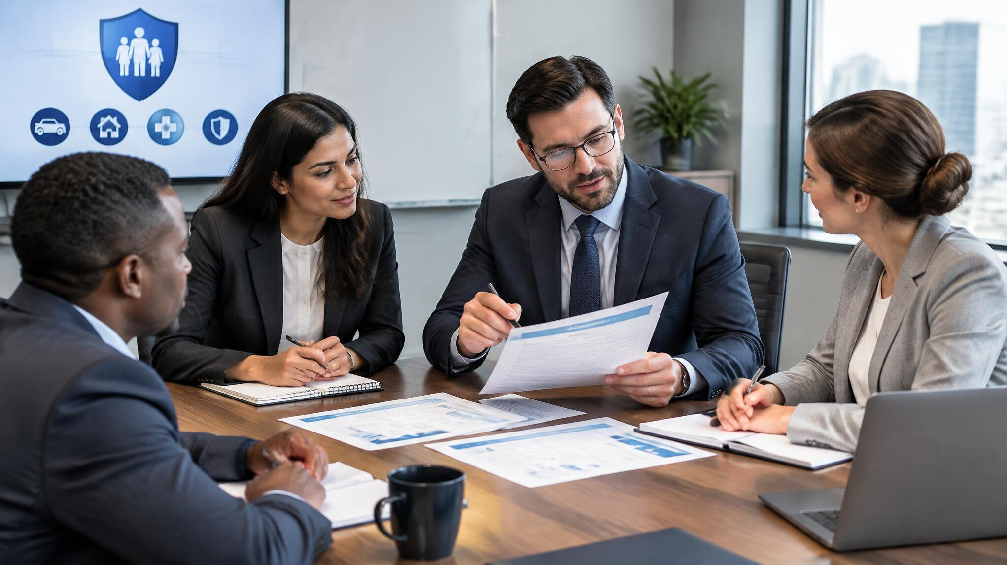 insurance team meeting