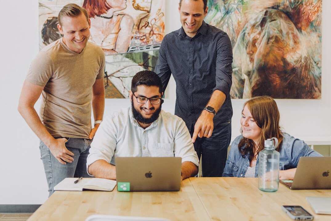 modern office meeting